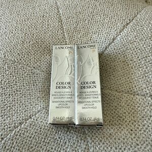 Lancôme Color Design Lipstick- color Groupie set of 2 NEW